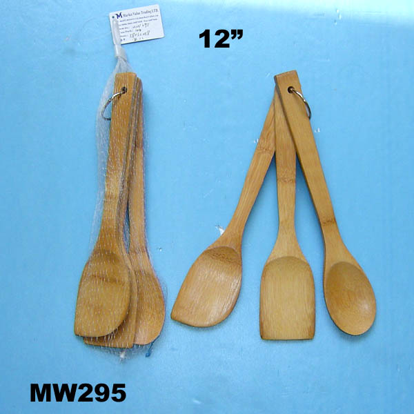 3Pcs Bamboo Spoon Set