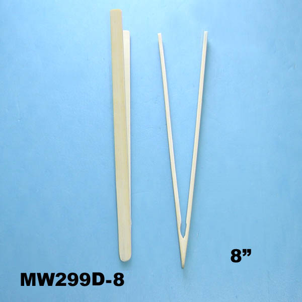 12" Bamboo Food Tong