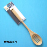 12"Wooden Sloted Spoon