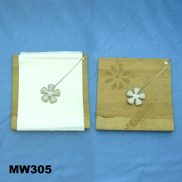 Bamboo Paper Holder & Catcher