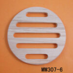 Round Shape Wooden Hot Stand Tag