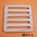 Square Shape Wooden Hot Stand Tag