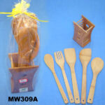 5Pcs Bamboo Spoon Set