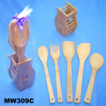 5Pcs Bamboo Spoon Set
