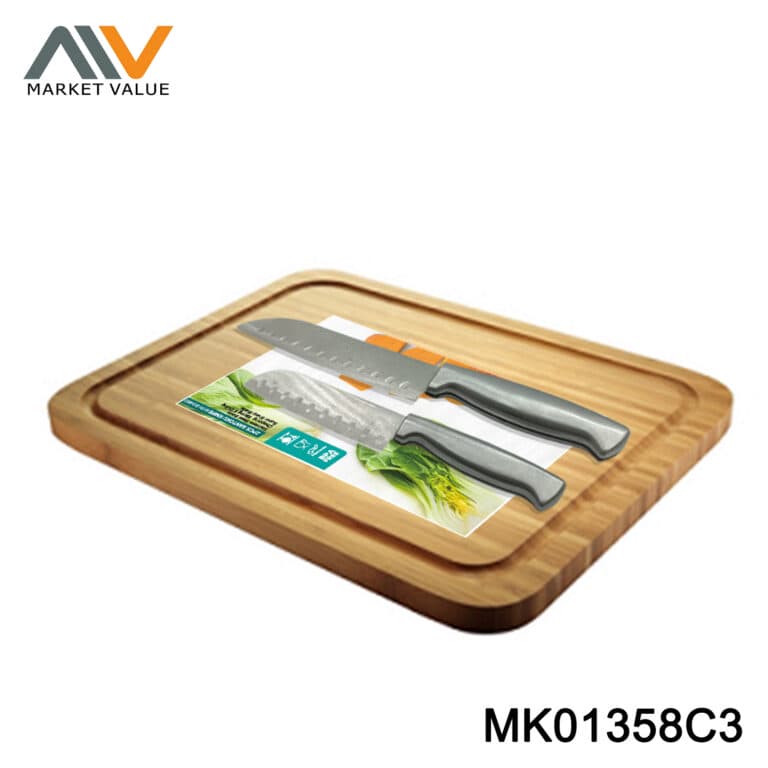 2PK Knife Set Board (6.5"/5 Santuko Knife) Color Box