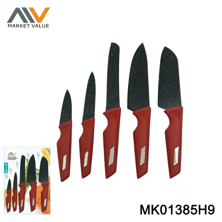 5PK SS Knife set DB