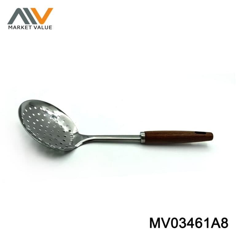 SS Skimmer Acacia Wooden Hnadle TC