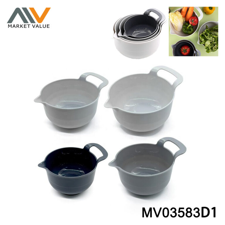 4pc pp salad Bowl with handle