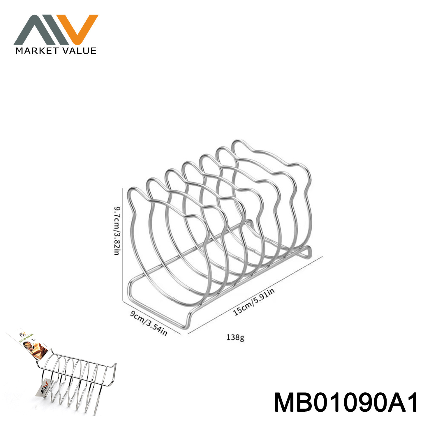 SS Air Fryer Toast Rack