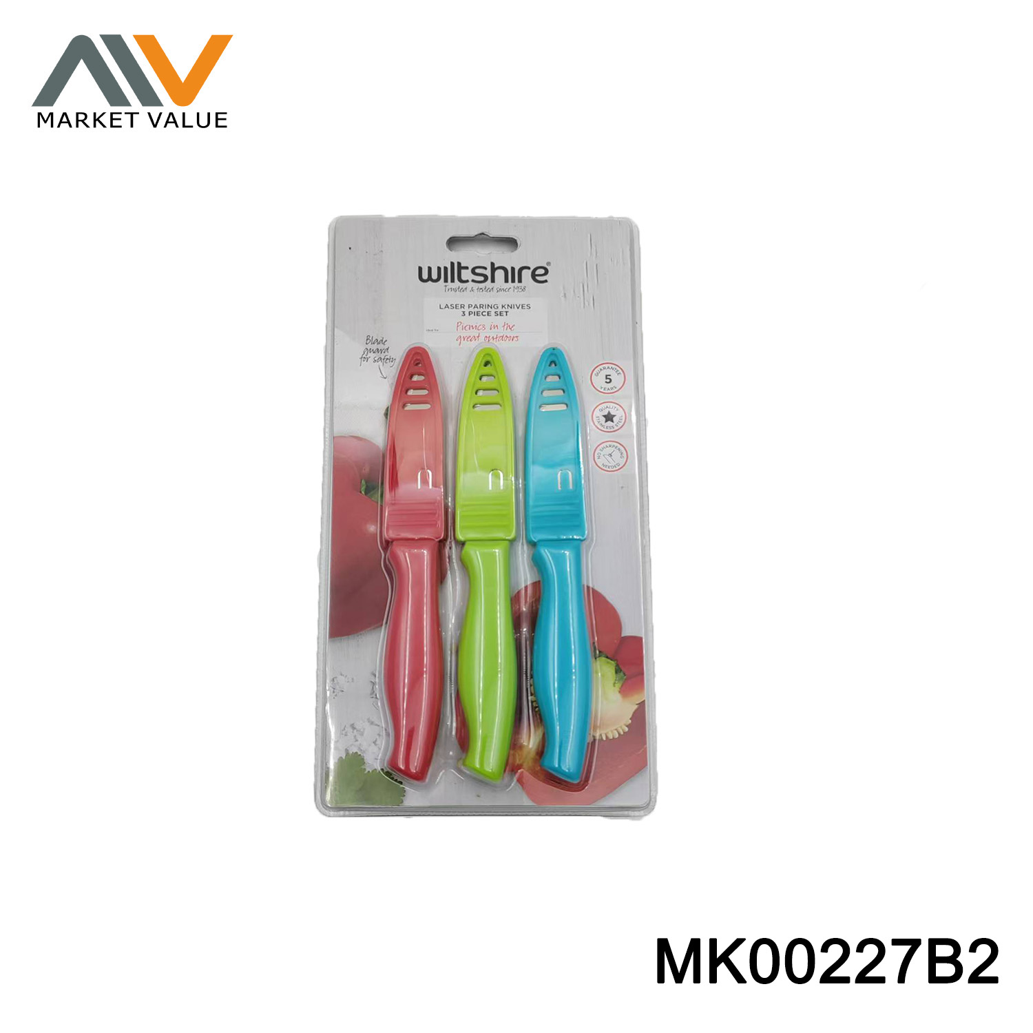 MK00227B2 3pk SS Fruit Knives W Cover DB