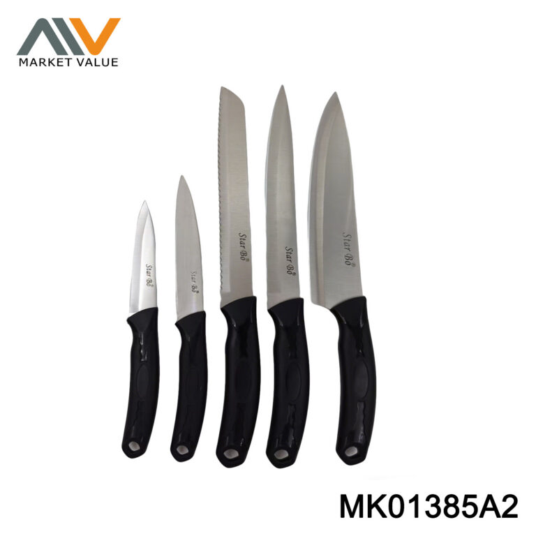 5PK Kitchen Knife Set with PP Handles