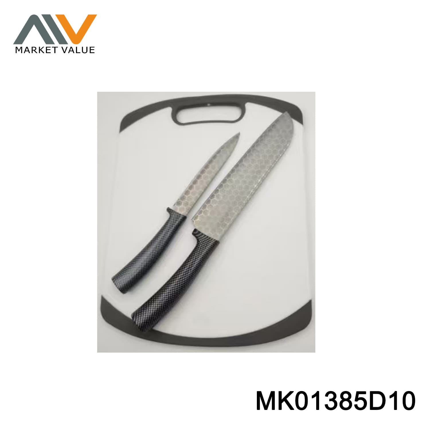 2PCS Kitchen Knife Set with Cutting Board，D/B