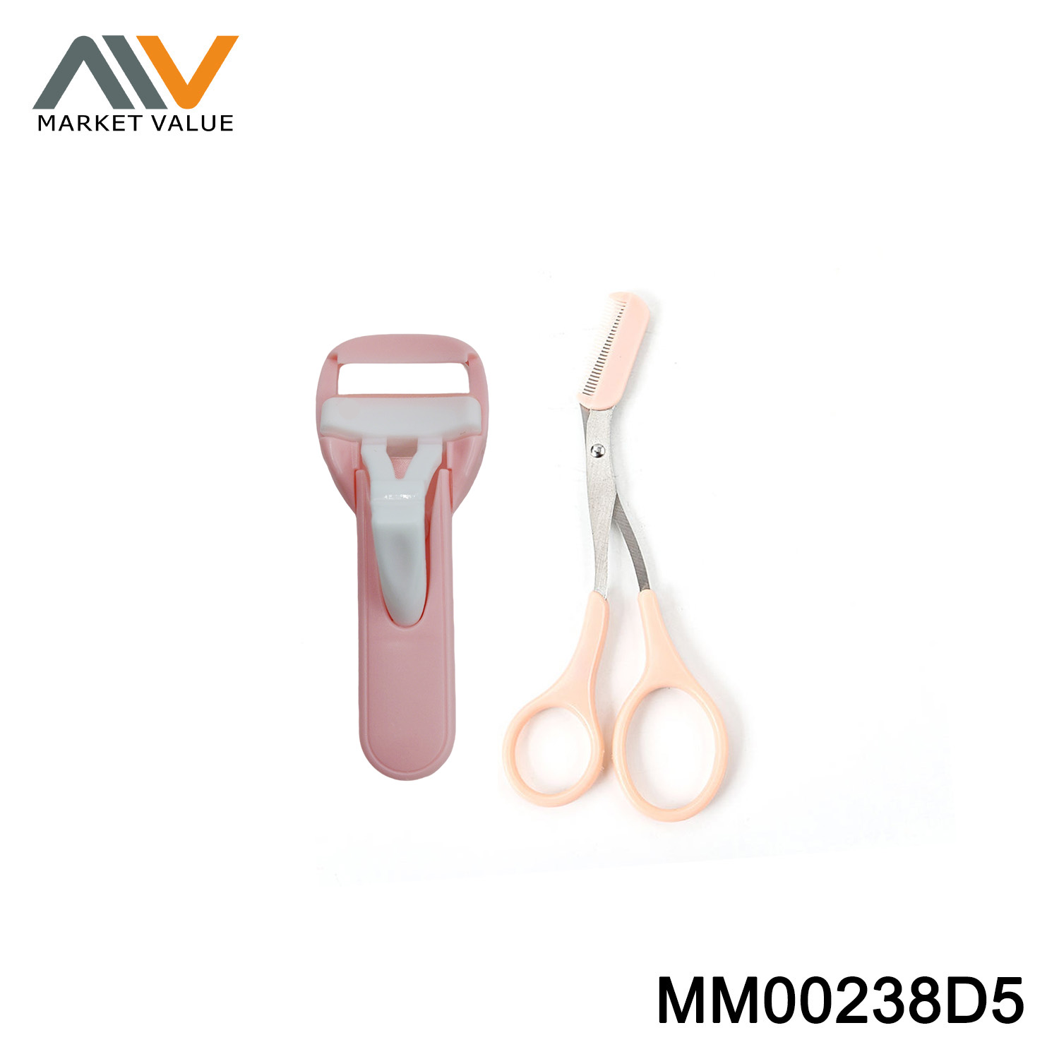 MM00238D5 2 Pcs Beauty Eyelash & Eyebrow Scissors