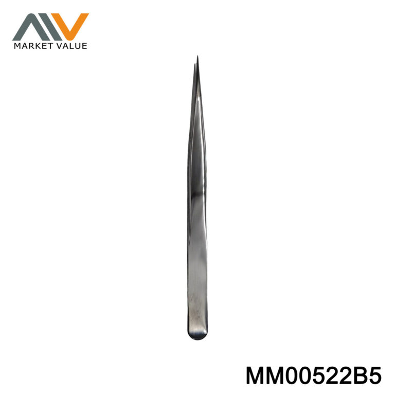S/S Straight Tip Tweezers Satin Finish