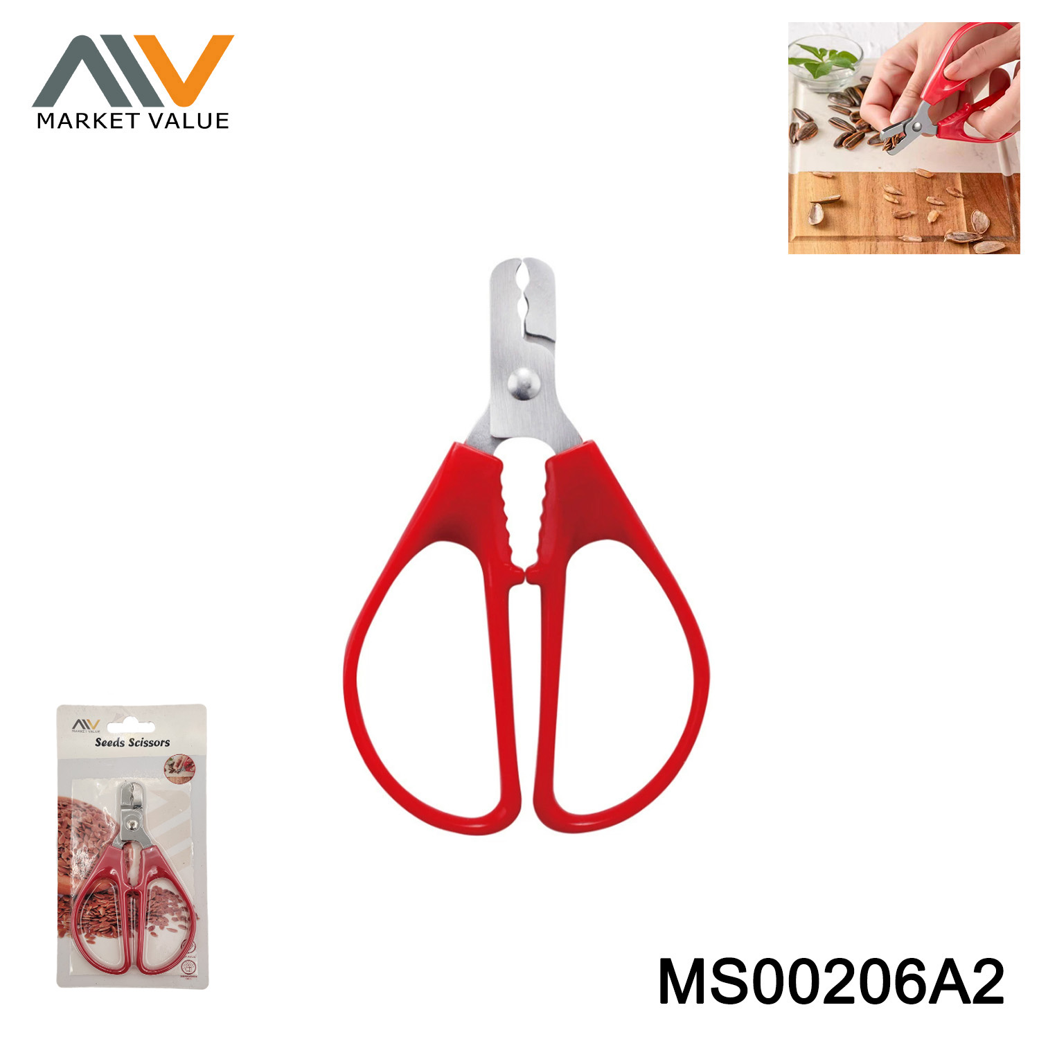 MS00206A2 SS SEEDS SCISSORS PP HANDLE BC