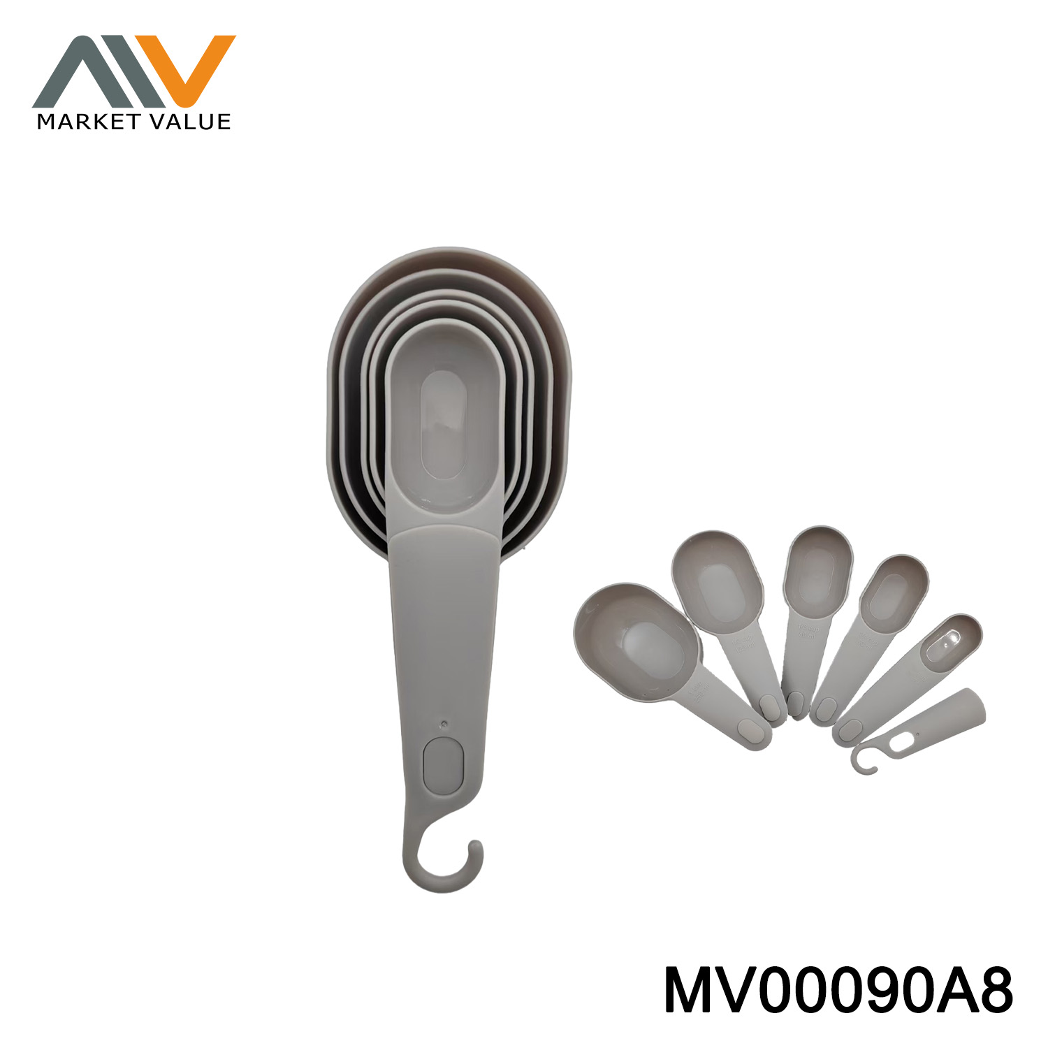 6PCS PP MEASURE CUP T/C