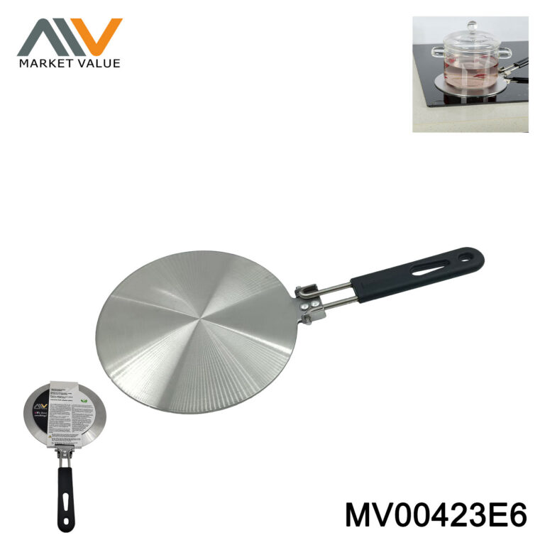 3 ply Induction Plate With Foldable Handle wheel card