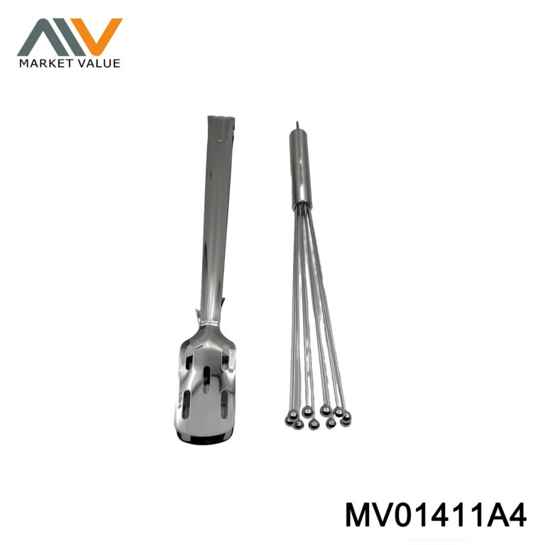 2PK Kitchen Tool Set( Food Tong/ Whish)