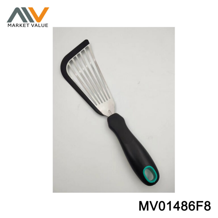 Silicone Edge Slotted Egg Turner With PP Handle