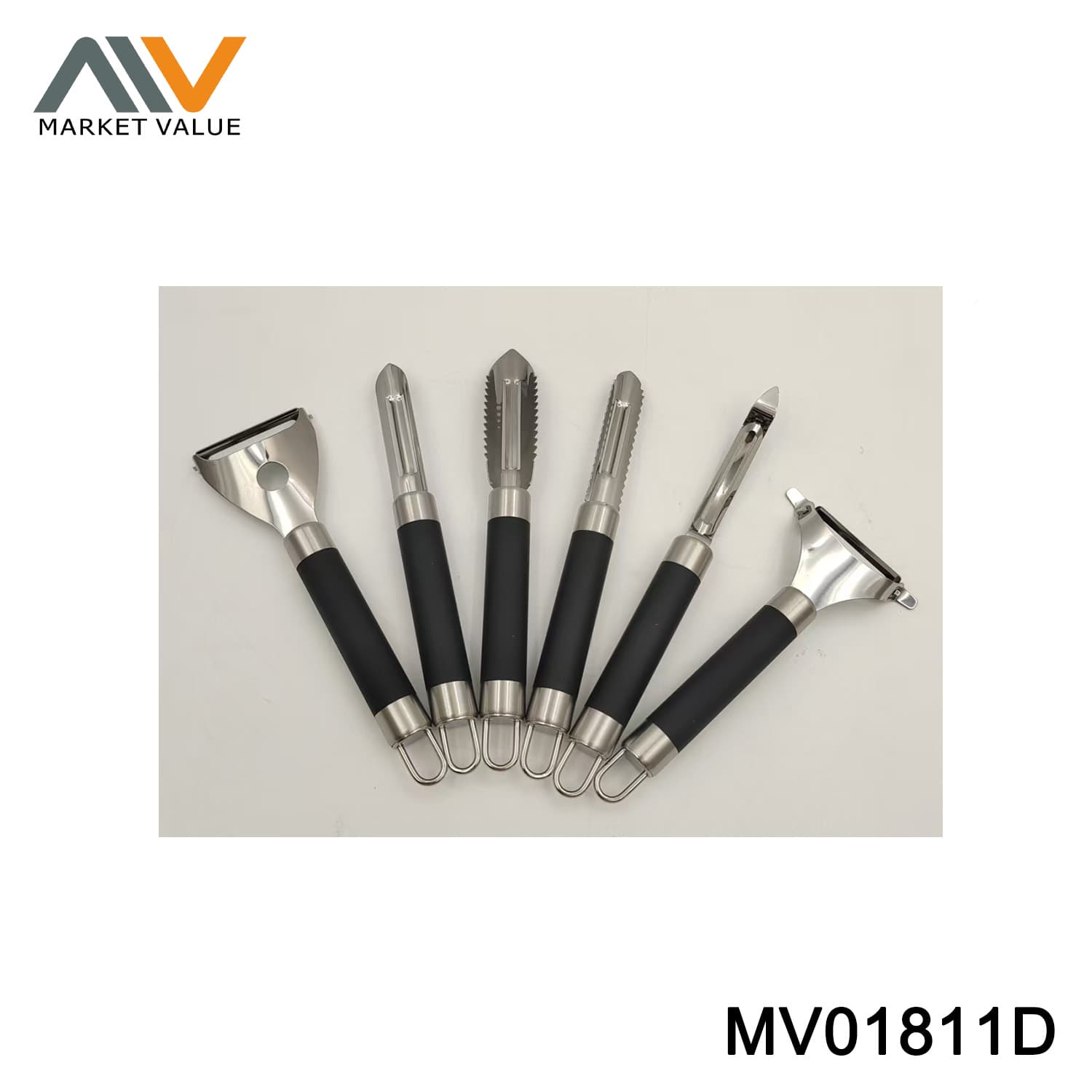 6PCS Peeler Set，T/C