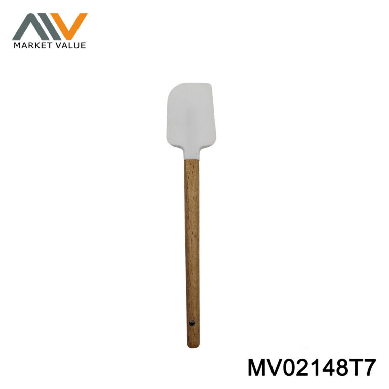 Beech Wood Handle Silicone Spatula，T/C