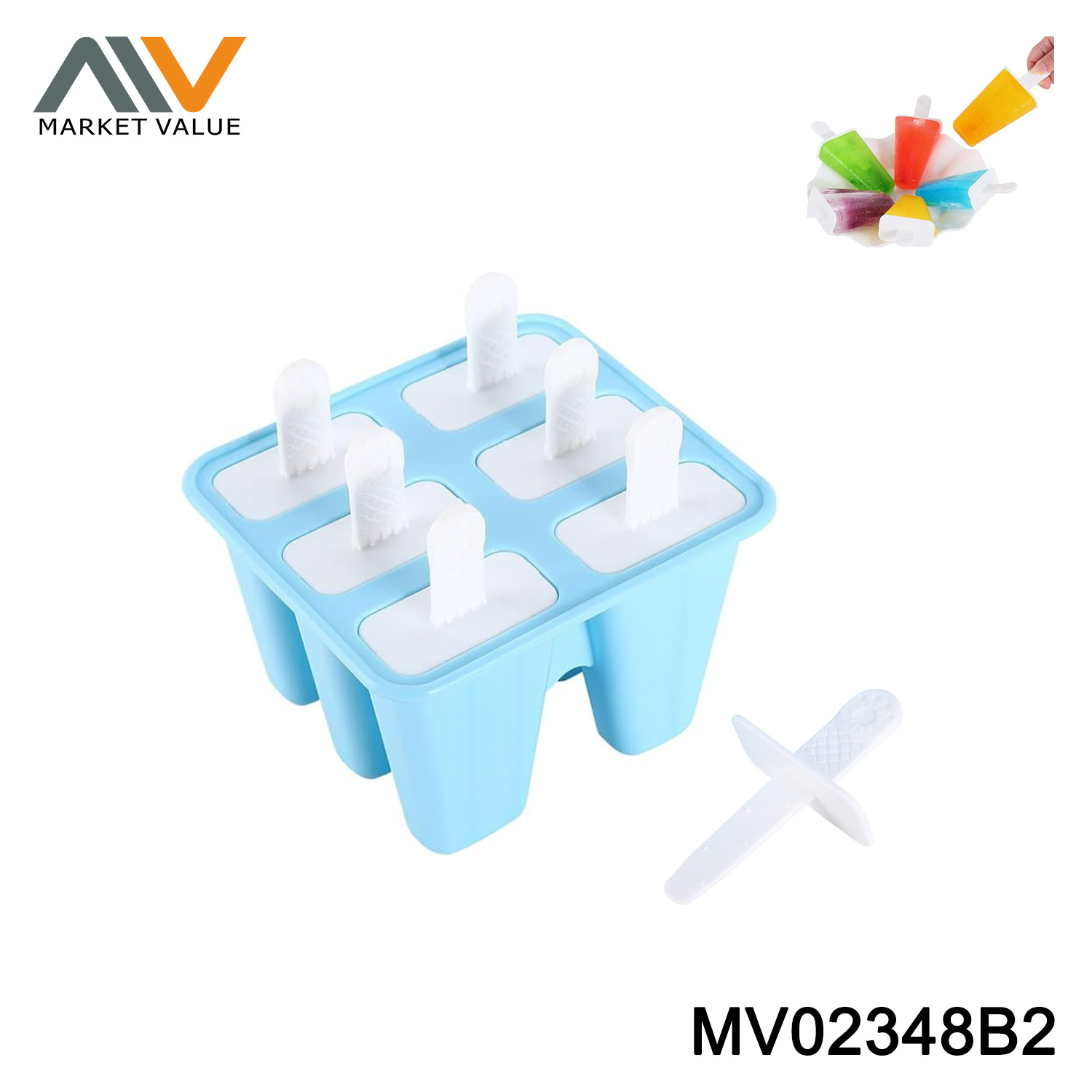 MV02348B2 Silicone Popsicle Mold