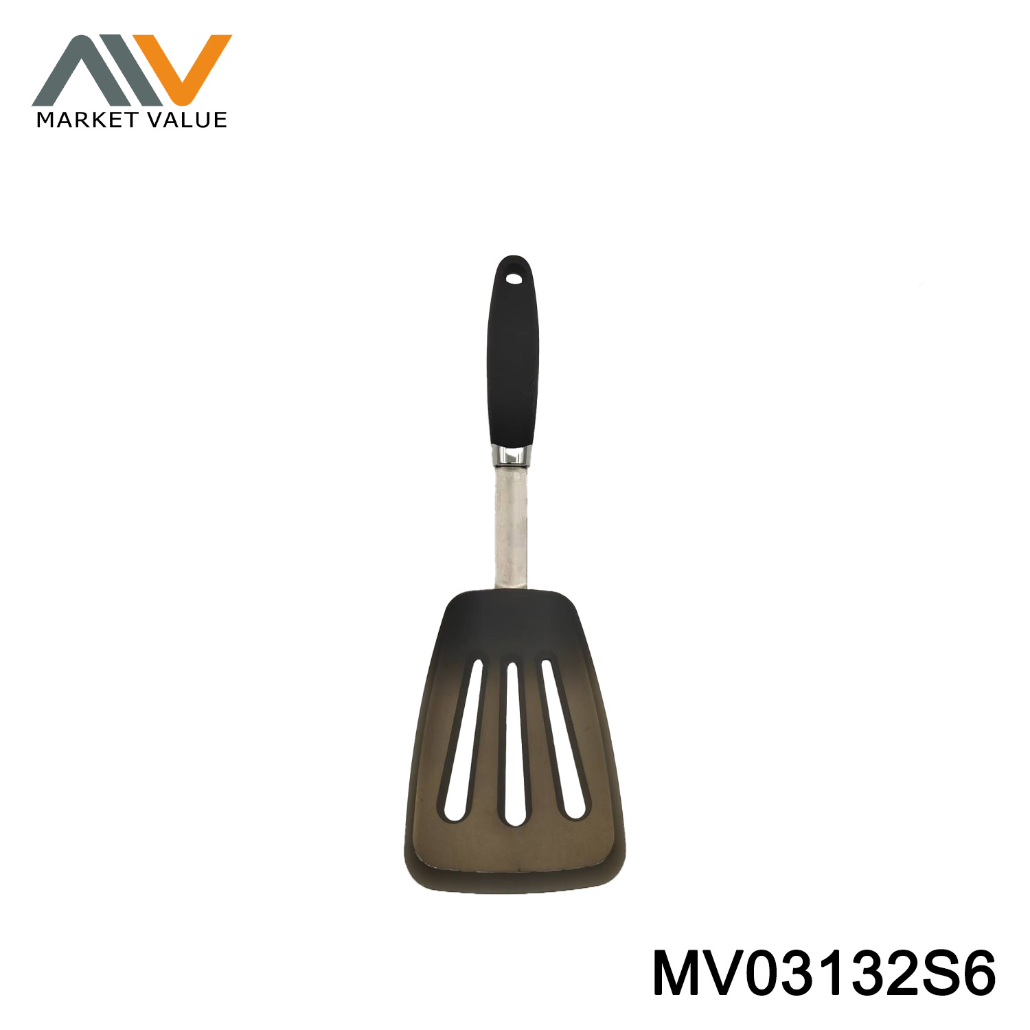 MV03132S6 Silicone Slotted Tuener With Stainless Steel TPR Handle