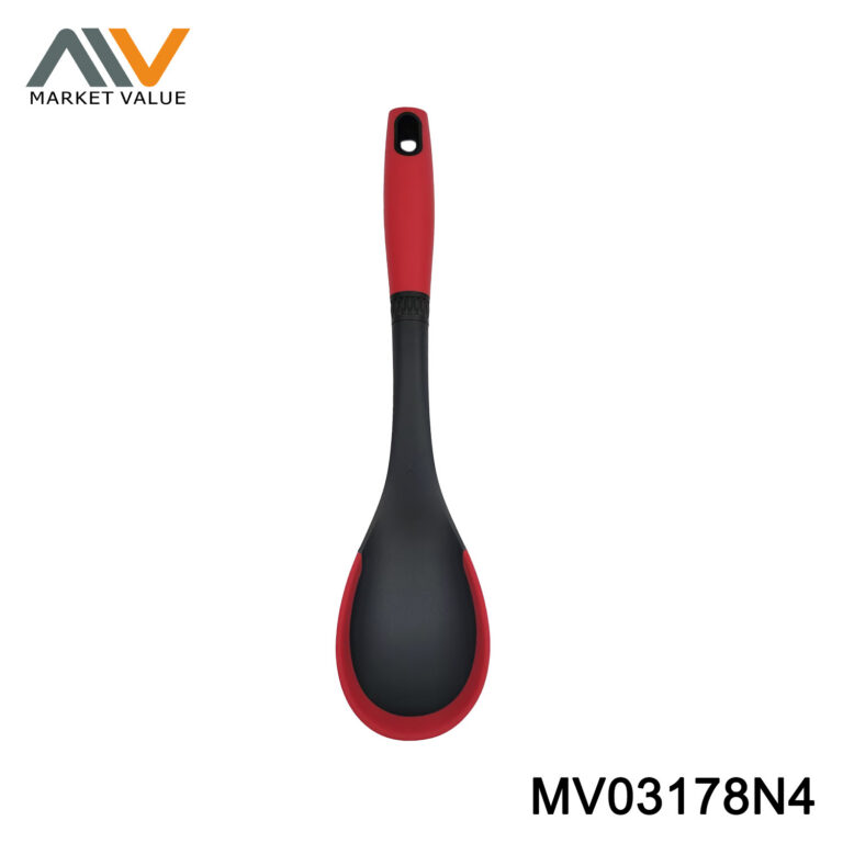 TPR Handle Nylon AND Silicone Edge Ladle