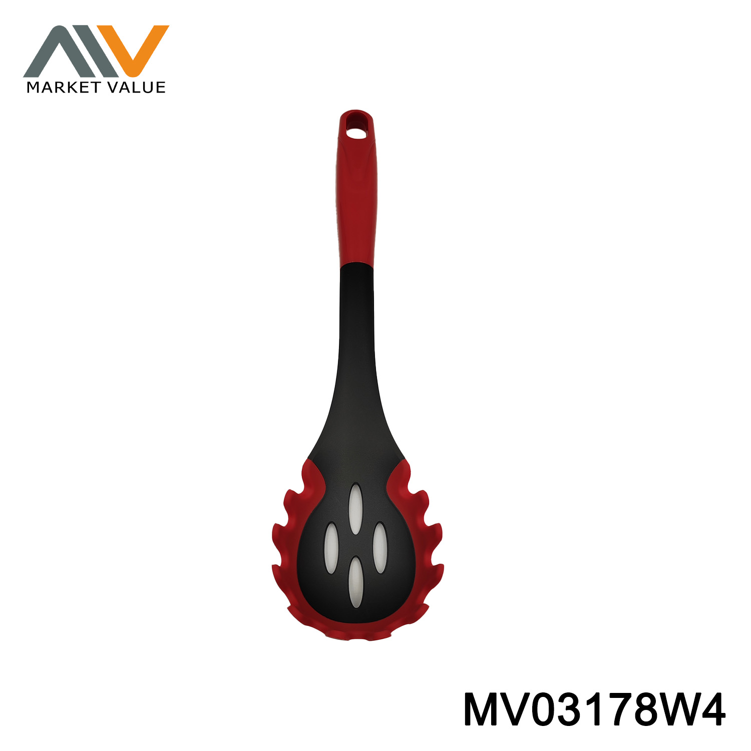 Silicone Edgeg Nylon Pasta Server With ABS Handle,TC