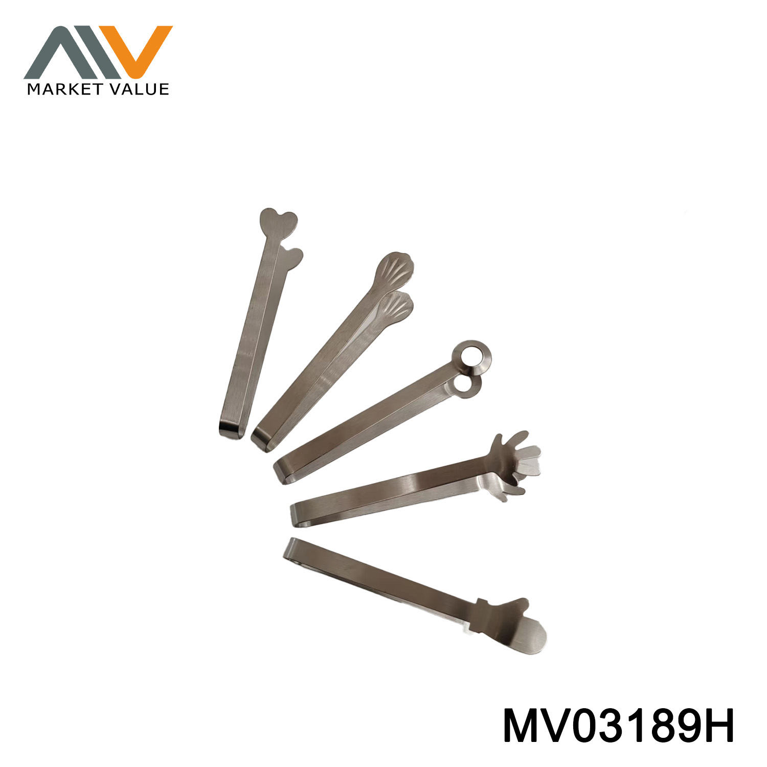MV03189H SS Ice Tong