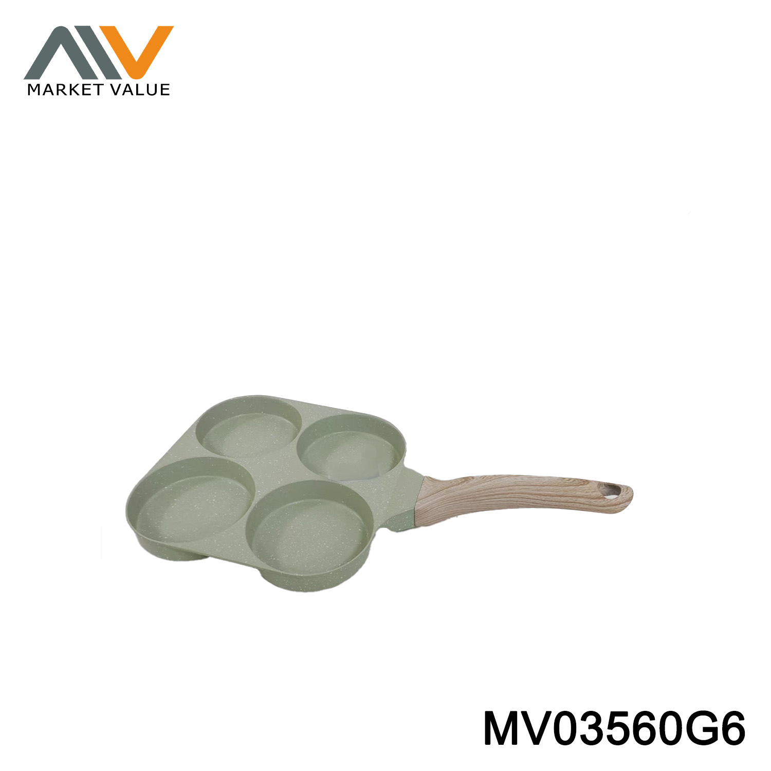 CAST ALUMINIUM BREAKFAST PAN WITH HANDLE