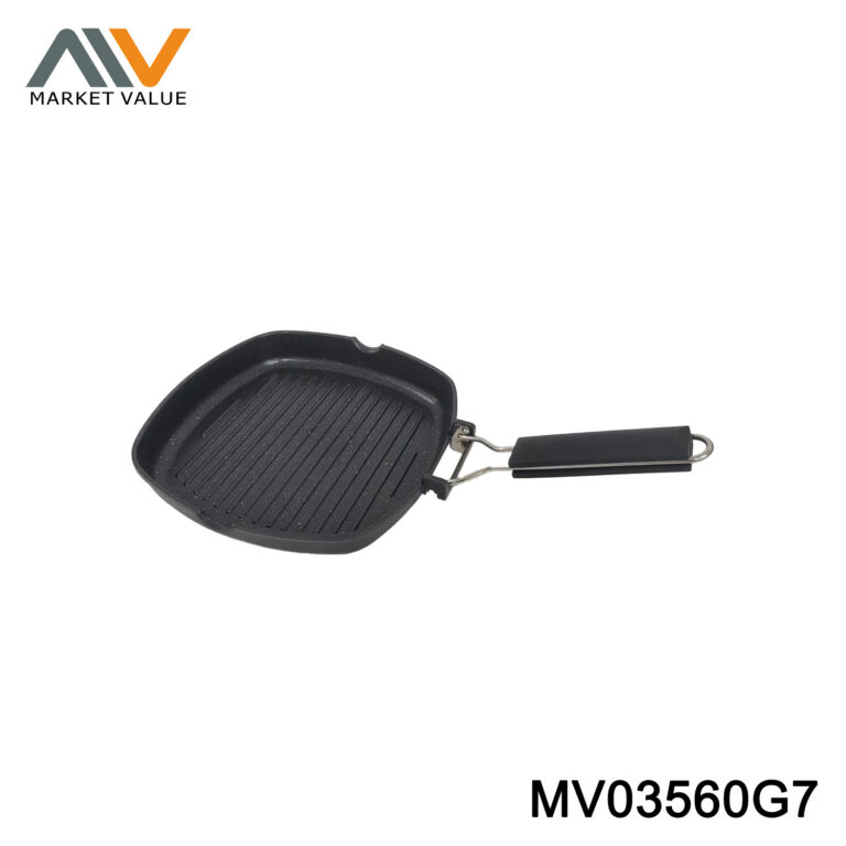Grill Pan With Helper Handle