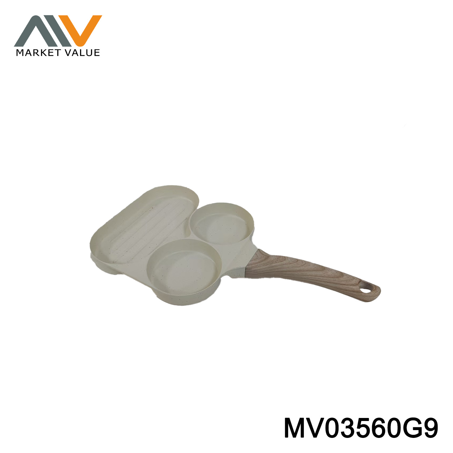 MV03560G9 Non-Stick Breakfast Pan with Handle,Color Box