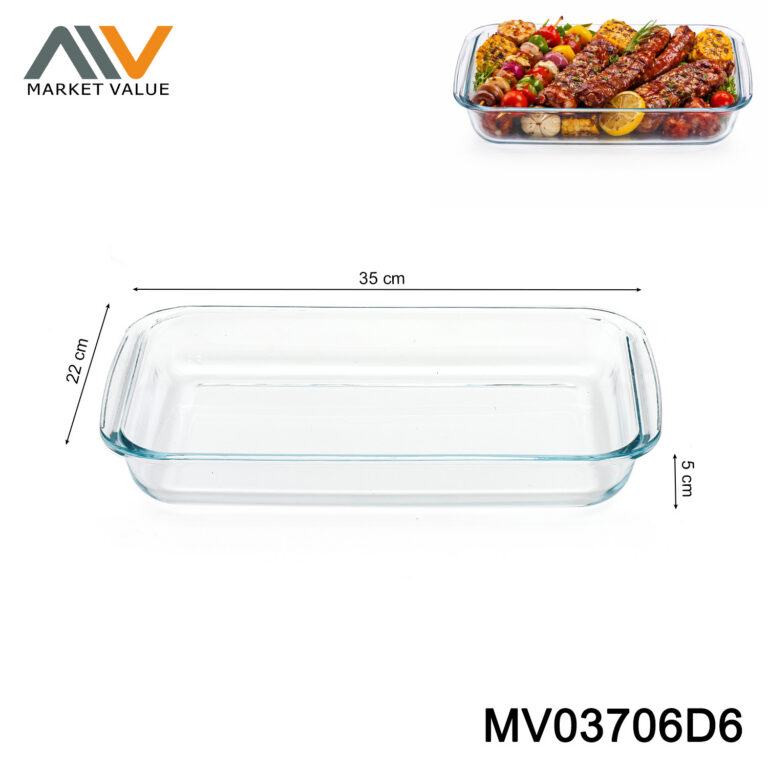 3QT Rectangular Glass Baking Dish