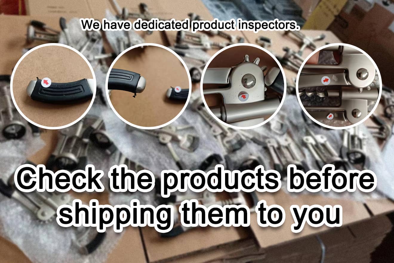 We have dedicated product inspectors