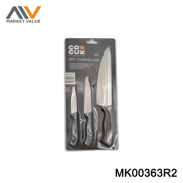 3PCS S/S KNIFE SET