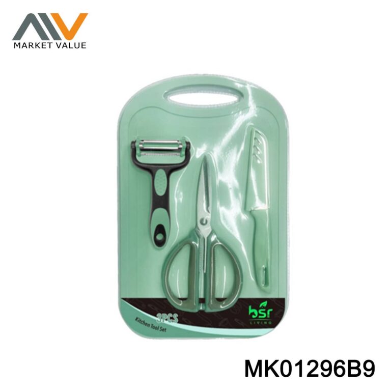 4Pk Kichen tool Peeler Scissors Fruit Knife CuttingBoard