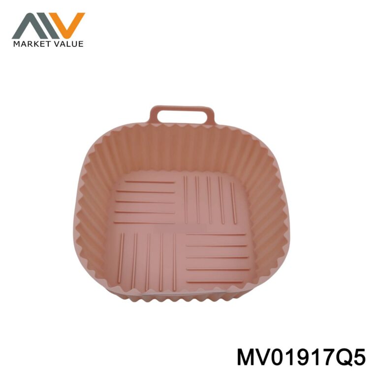 Square Silicone Air Fryer Liner with Handles，TAG