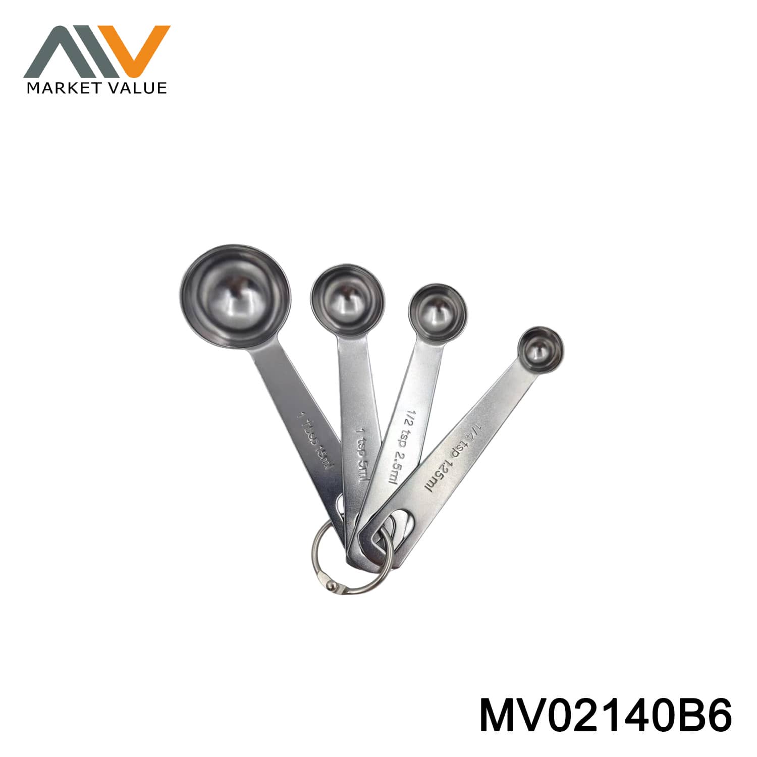 4PCS S/S Measuring Spoon Set