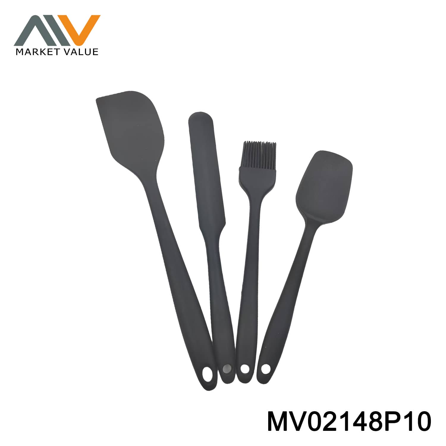 4PCS Silicone Baking Utensil Set，T/C
