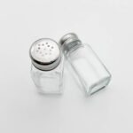2PCS Glass Spice Shaker Set Salt and Pepper Seasoning Bottle with Stainless Steel Lid Kitchen Condiment Dispenser - Image 4