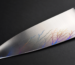 MOPA laser color marked stainless steel knife blade with rainbow surface marking | MOPA 激光彩色打标不锈钢刀面