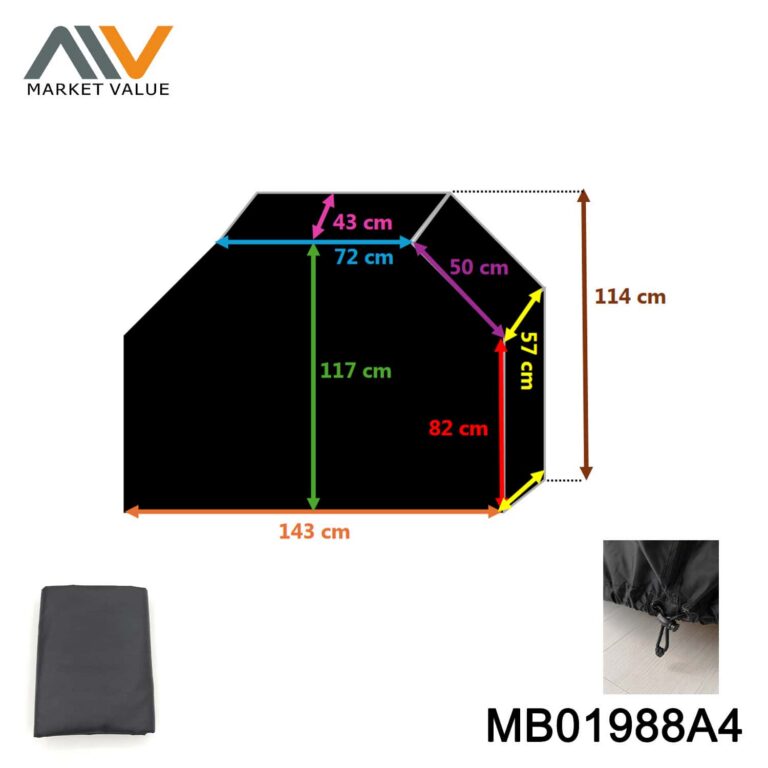 600D PVC Rain Cover Gas-grills IN Polybag