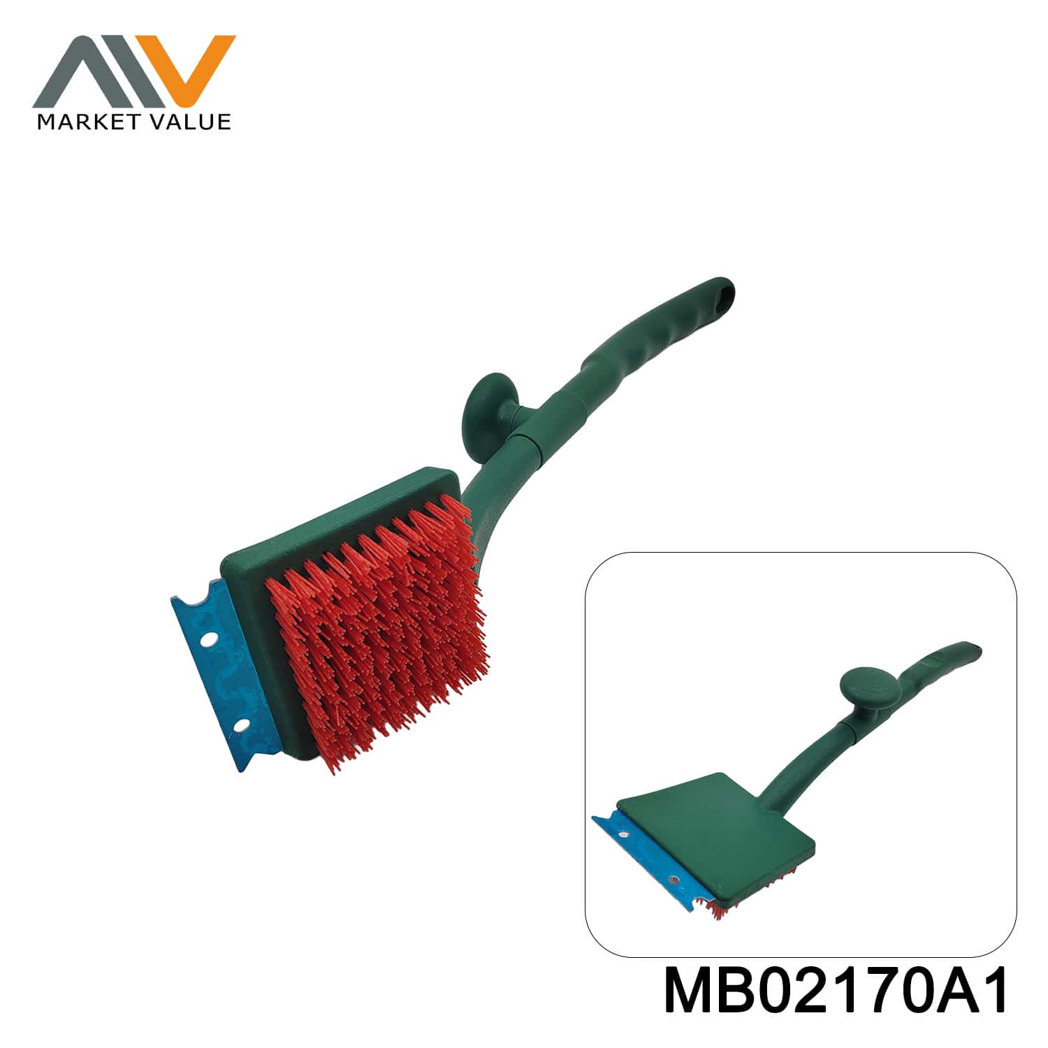 Plastic Jumbo BBQ clean Brush With safe Nylon TAIL TC