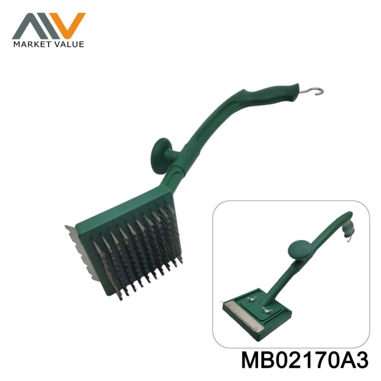 Plastic Jumbo BBQ clean Brush With SS TAIL TC