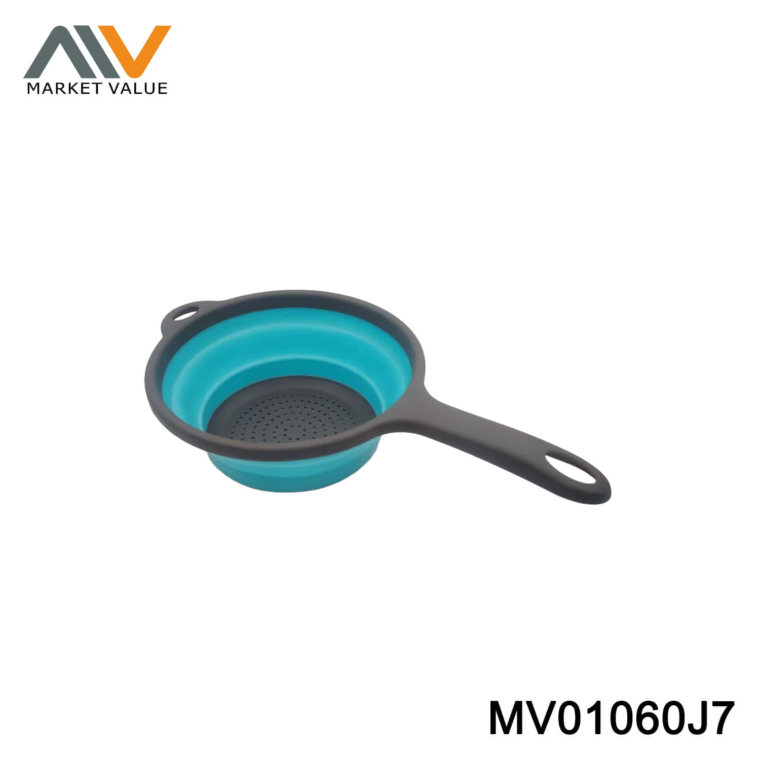 20CM Colander Kitchen Foldable Basket，WHEEL CARD