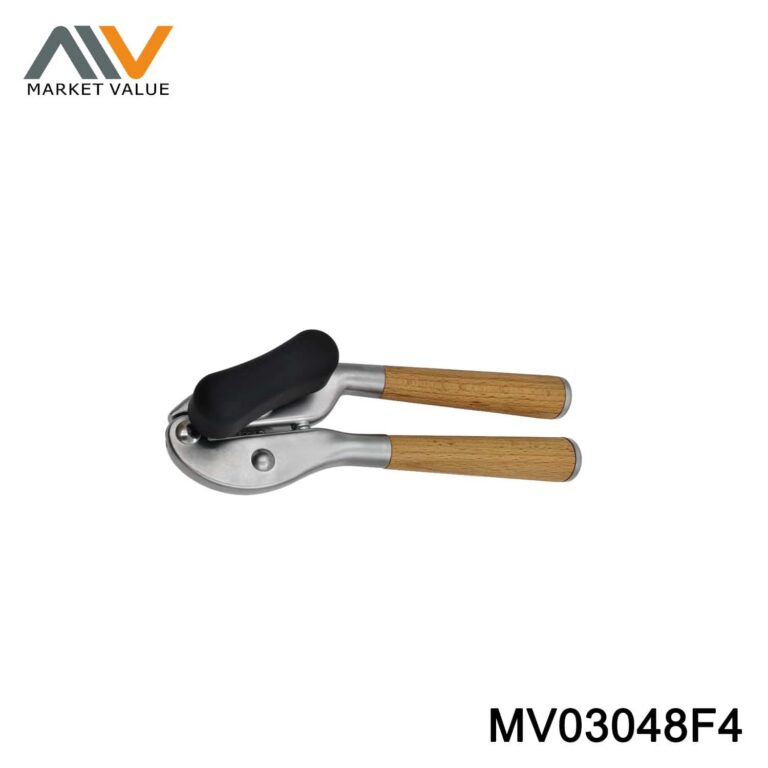 Zinc Alloy Can Opener with Beech Wood Handle