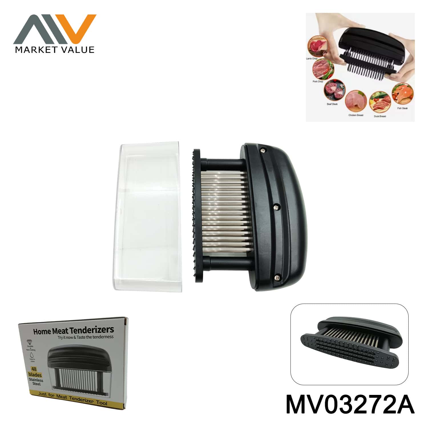 MV03272A Needle Meat Tenderizers,color box