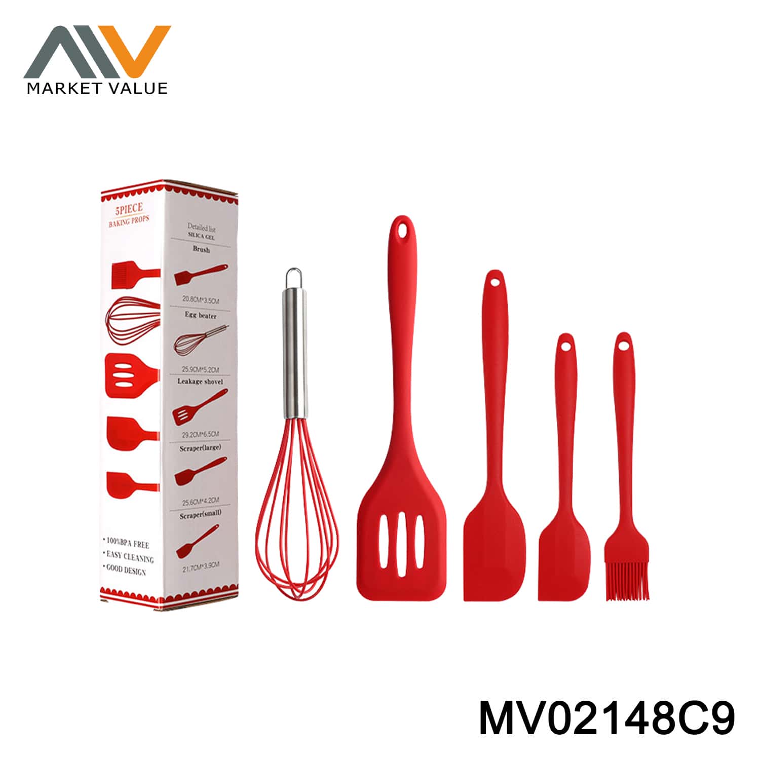 5PK Silicone Set In Color Box